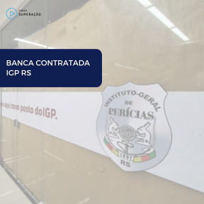 Imagem Card Banca definida para 3 cargos do IGP RS