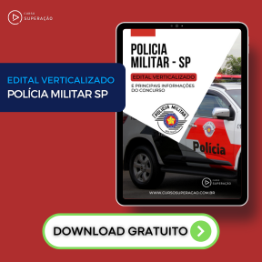 Logo Edital Verticalizado Polícia Militar SP 2024