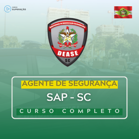 Logo SAP SC - Secretaria de Estado da Administração Prisional e Socioeducativa de Santa Catarina Agente de Segurança Socioeducativo