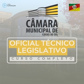 Logo Câmara Municipal de Caxias do Sul/RS Oficial Técnico Legislativo