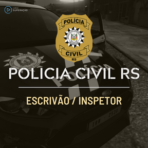 Logo Polícia Civil RS - Escrivão / Inspetor - Extensivo EAD 