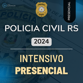 Logo Polícia Civil do RS - Curso Presencial Escrivão / Inspetor