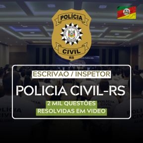 Logo Polícia Civil RS - Escrivão / Inspetor - 2.000 Questões