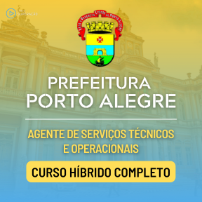 Logo Agente de Serviços Técnicos e Operacionais - Porto Alegre RS Curso Híbrido Completo