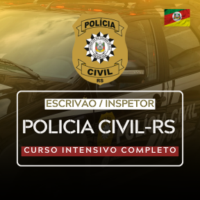 Logo Polícia Civil RS - Escrivão / Inspetor - Intensivo Presencial