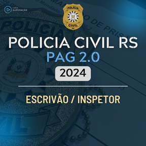 Logo Polícia Civil RS - Escrivão / Inspetor - PAG 2.0 