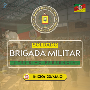 Logo Brigada Militar - Presencial Soldado