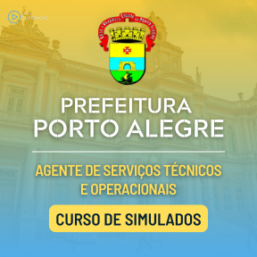 Logo Agente de Serviços Técnicos e Operacionais - Porto Alegre RS Curso de Simulados