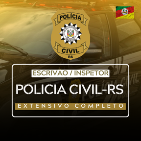 Logo Polícia Civil RS - Escrivão / Inspetor - Extensivo EAD